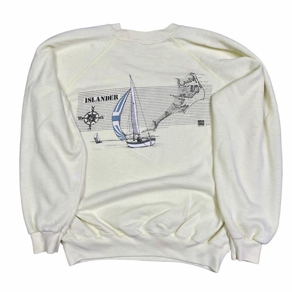 VTG 80s 1986 Nags Head, NC Islander Crewneck